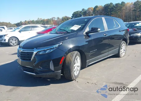 2022 Chevrolet Equinox Fwd Lt из США, поврежденный, VIN 3GNAXKEV2NL213212